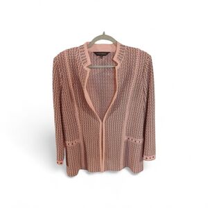 Ming Wang Women's Pink Jacket/Cardigan, Size Small